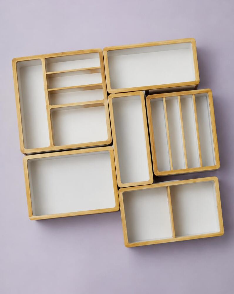 Modular Drawer Organizer Set